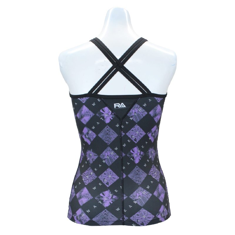画像12: RA (アールエイ) / 女性水着 RA523-TINVR (キャミソール / トップス単品) フィットネス水着 (12)