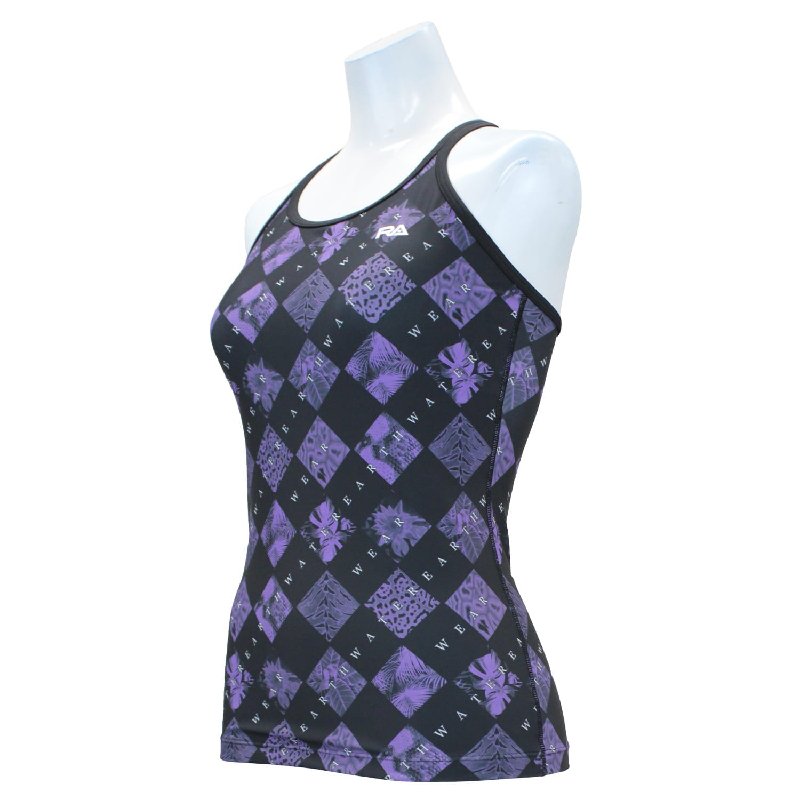 画像11: RA (アールエイ) / 女性水着 RA523-TINVR (キャミソール / トップス単品) フィットネス水着 (11)