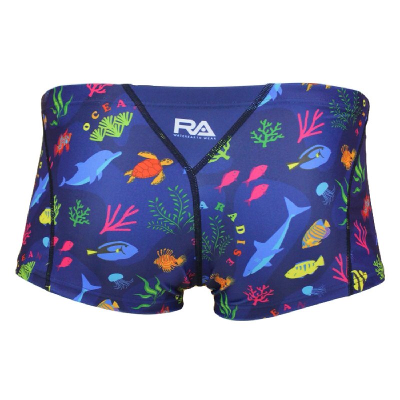 画像4: RA(アールエー) / ジュニア 男子 練習水着 ( ジュニア ボクサー ) 子供用 [120-150サイズ展開] (4)