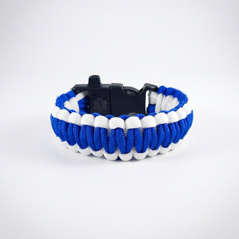 画像2: スターオブライフ パラコードブレスレット サバイバル3WAY機能付き GUARD刻印モデル (2)