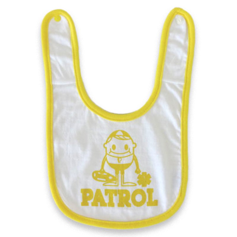 画像2: LIFESAVINGデザイン ベビースタイ／ビブ 綿100％ スナップボタン付き｜出産祝い・ギフトにおすすめ (2)