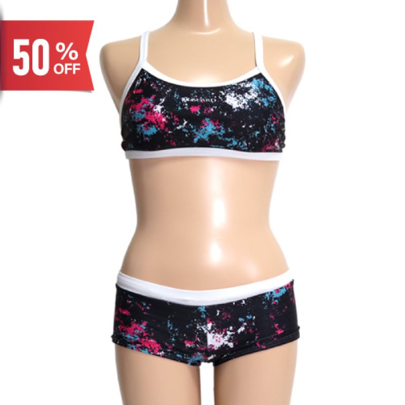 画像1: 【耐久性抜群】爆発力を引き出す！レディース練習水着 detonation｜GUARDオリジナル レディース ビキニタイプ(ブラトップ浅め) (1)