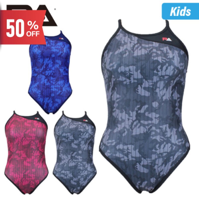 画像1: 【ネコポス対象商品】RA(アールエー) / ジュニア 女子水着 ( ジュニア ワンピース ) 子供用 トレーニング水着 (1)