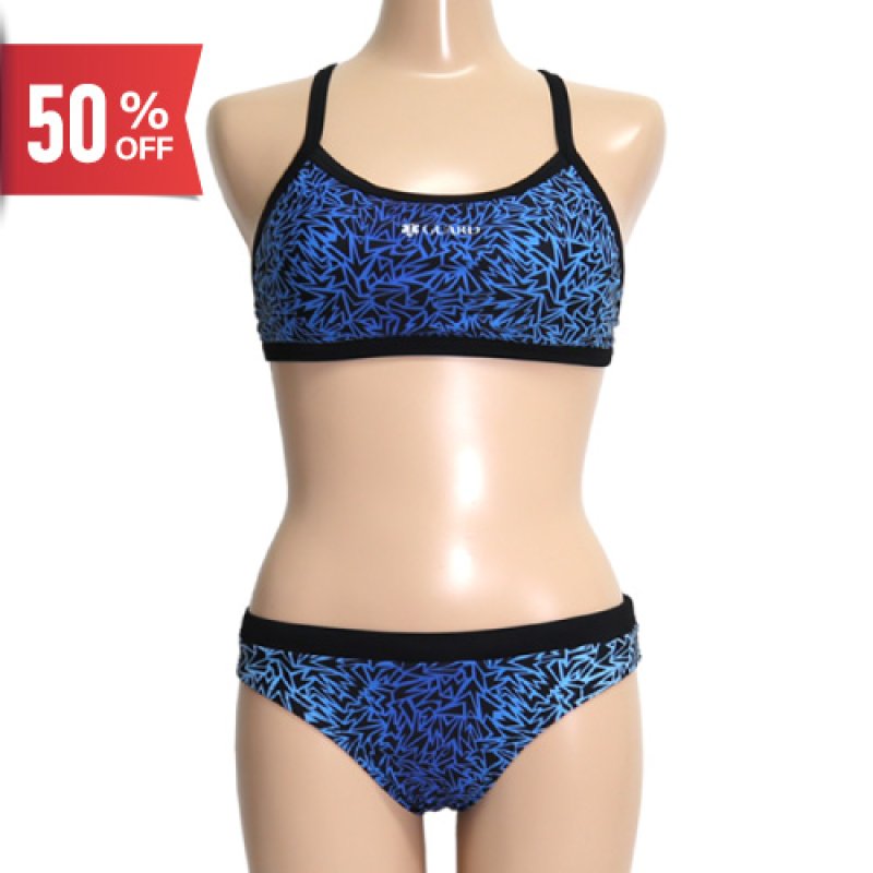 画像1: 【耐久性抜群】攻める練習水着！レディース gradation｜GUARDオリジナル レディースビキニタイプ (ブラトップ浅め) (1)