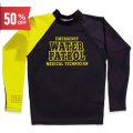 【ネコポス対象商品】長袖ラッシュガード (18 WATERPATROL) / ライフセーバー・ユニフォーム【カスタムオーダー対応可】