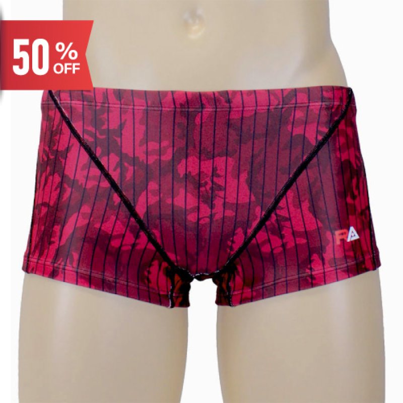 画像1: 【ネコポス対象商品】RA メンズ練習用競泳水着 ボックス型 - RA124-BMYTH｜ 耐久性抜群＆快適フィット (1)