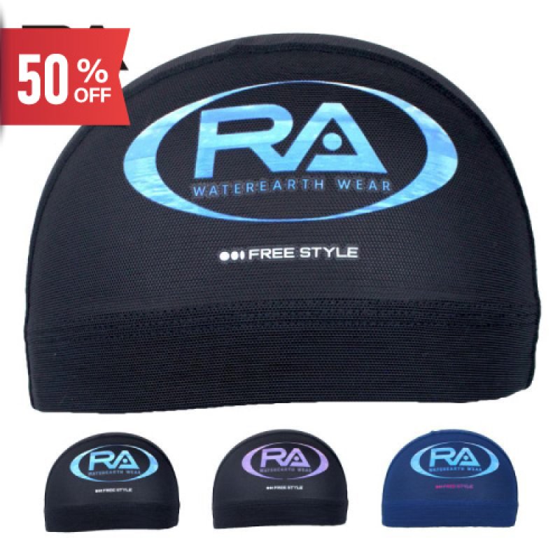 画像1: 【ネコポス対象商品】RA(アールエイ）/ 水泳キャップ RA524-LCMM09 (スイミング メッシュキャップ) (1)