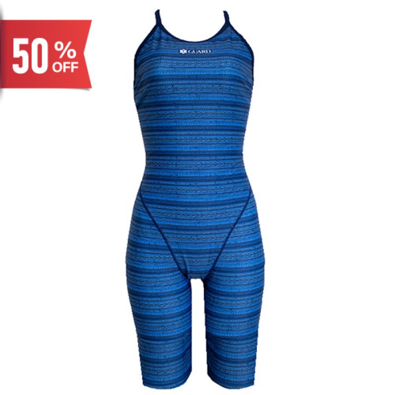 画像1: 【ネコポス対象商品】GUARD (ガード) / 女性水着_TIKI (オールインワン セミロングスパッツ) レディース トレーニング水着 (1)