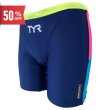 画像1: 【ネコポス対象商品】TYR ジュニア男子水着 ジャマー スパッツ JUNIOR BOY'S LOW-RISE LONG BOXER (1)