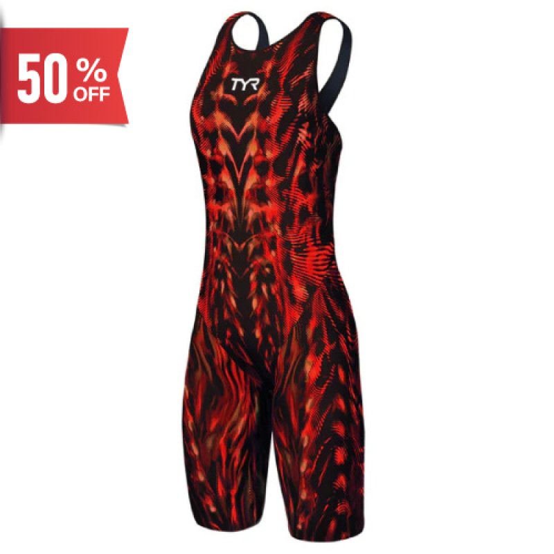 画像1: 【箱破損あり・返品・交換不可】FINA認定 TYR レディース高速水着 VENZO オープンバック PLASMA (1)