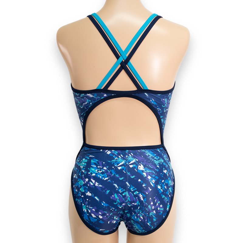 画像4: 【ネコポス対象商品】GUARD レディース オープンバック ダブルストラップ ワンピース（ベーシックトレーニング水着）｜RIPTIDE RUSH｜締め付けすぎないフィット設計 (4)