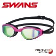 画像1: 【World Aquatics承認】SWANS ASCENDER SR-81MPAF-LAVY｜レーシングゴーグル ミラーレンズ (1)