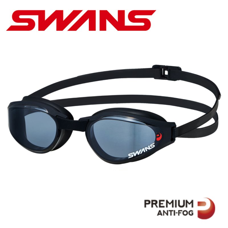 画像1: 【World Aquatics承認】SWANS ASCENDER SR-81NPAF-SMK｜レーシングゴーグル ノーマルレンズ (1)
