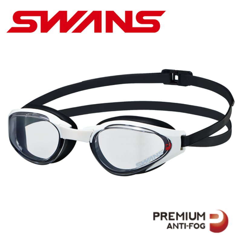 画像1: 【World Aquatics承認】SWANS ASCENDER SR-81NPAF-CLA｜レーシングゴーグル ノーマルタイプ (1)
