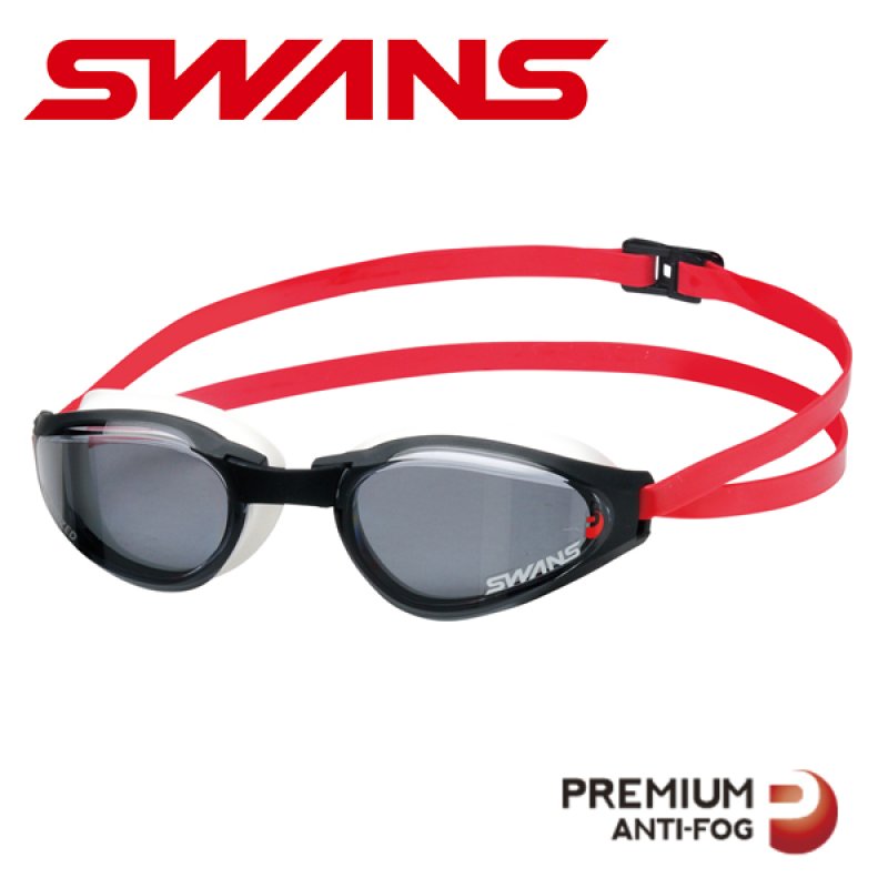 画像1: 【World Aquatics承認】SWANS ASCENDER SR-81PPAF-SMK｜オープンウォーター偏光レンズ（晴天・日中の屋外向け） (1)