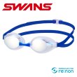 画像1: 【World Aquatics承認】SWANS AQUALIGHTNING SR-3Mre-CYNAV｜レーシングゴーグル　ミラーレンズ (1)