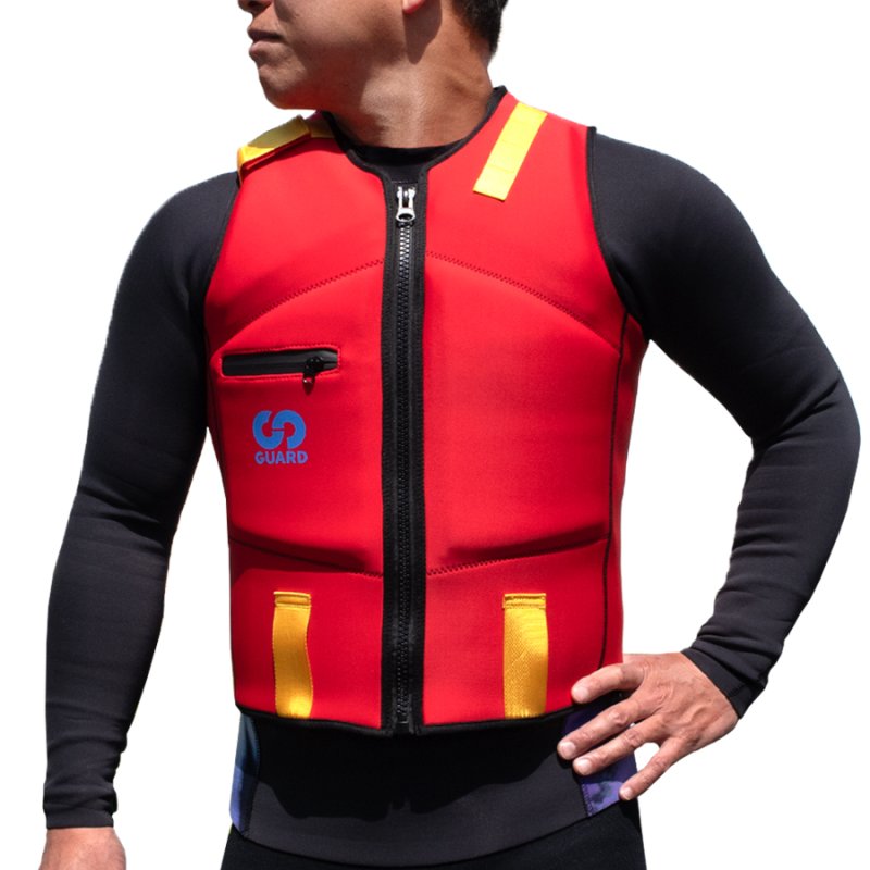 画像3: GUARD インパクトベスト (衝撃吸収ベスト)｜体を守る、動けるベスト RED (3)