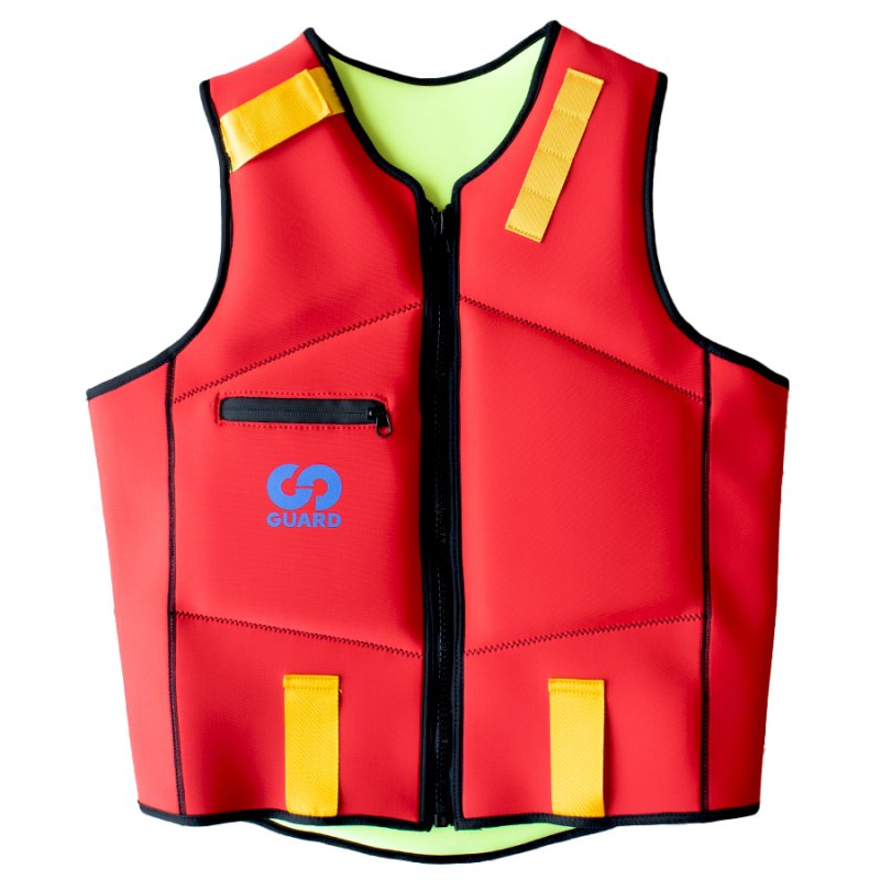 画像1: GUARD インパクトベスト (衝撃吸収ベスト)｜体を守る、動けるベスト RED (1)