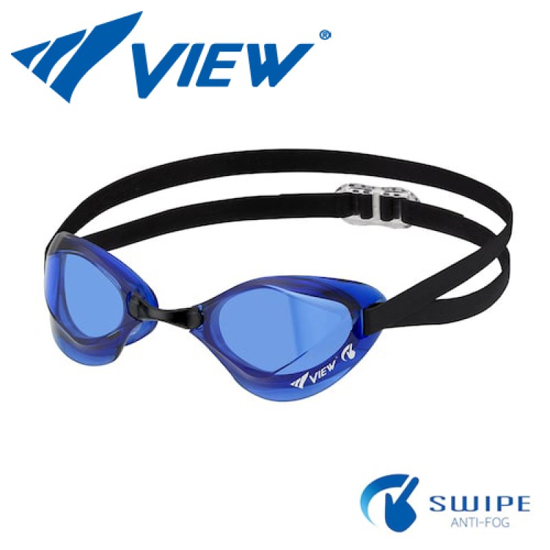 画像1: 【World Aquatics承認】VIEW Blade F V122ESA-CBL｜レーシングゴーグル　ノーマルレンズ（クッション無） (1)