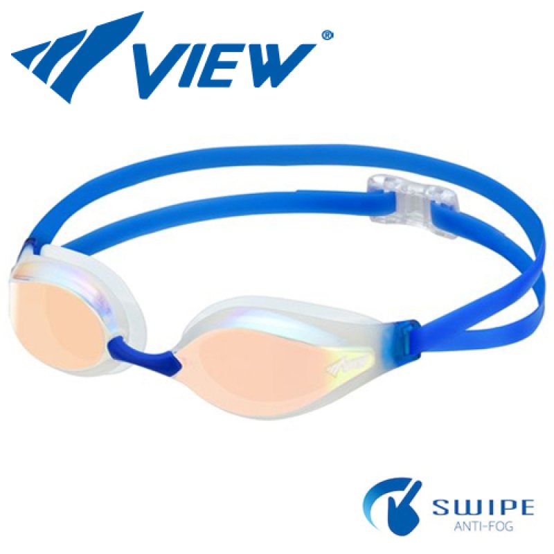 画像1: 【World Aquatics承認】VIEW AILE V240SAM-CBR｜レーシングゴーグル　ミラーレンズ (1)