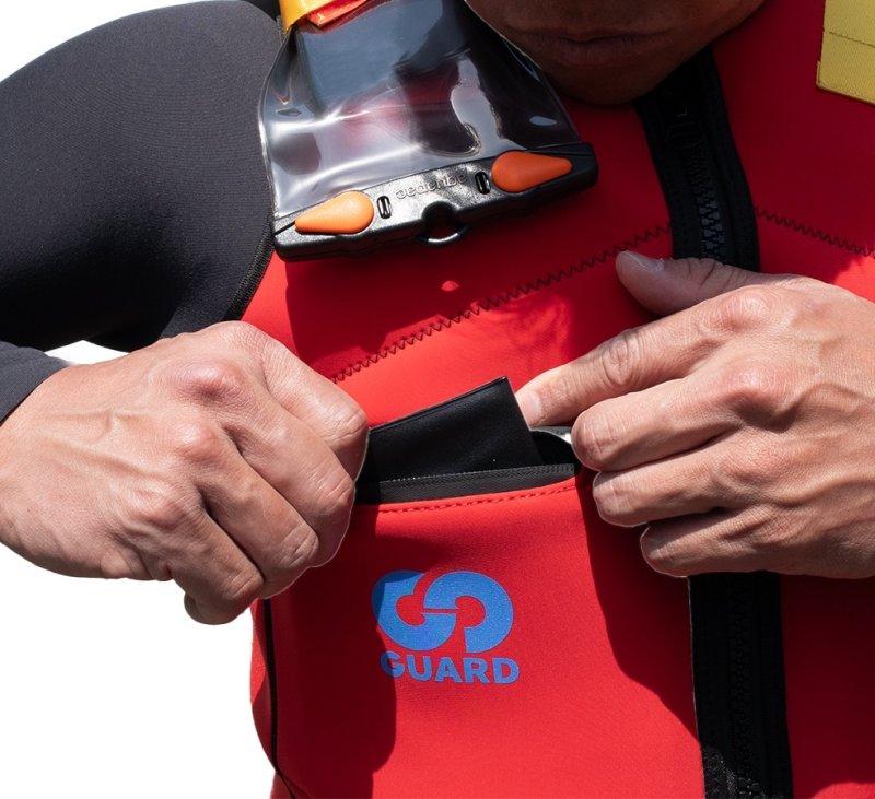 画像7: GUARD インパクトベスト (衝撃吸収ベスト)｜体を守る、動けるベスト RED (7)