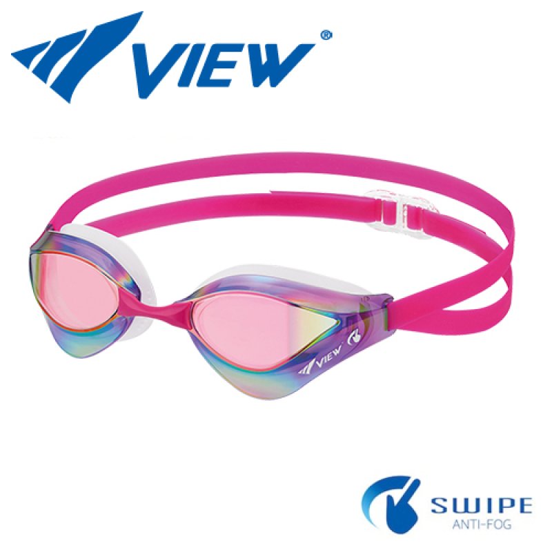 画像1: 【World Aquatics承認】VIEW Blade ORCA V230ESAMC-CDP｜レーシングゴーグル　ミラーレンズ (1)