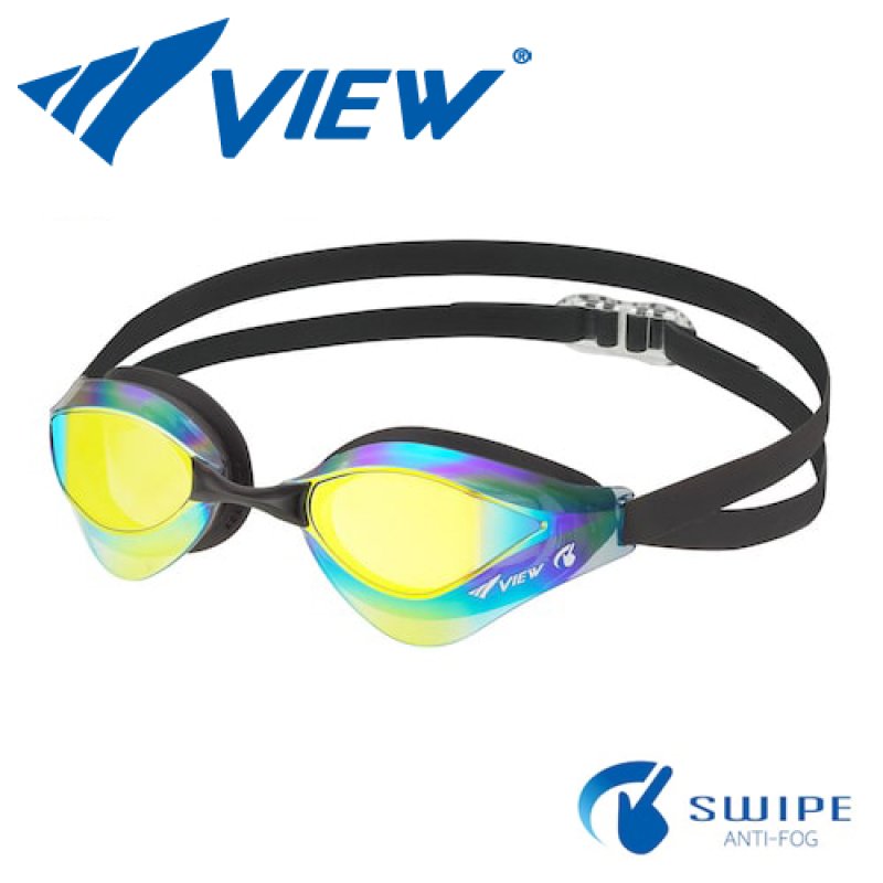 画像1: 【World Aquatics承認】VIEW Blade ORCA V230ESAMC-SKOR｜レーシングゴーグル　ミラーレンズ (1)