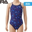 画像1: 【ネコポス対象商品】RA(アールエー) / ジュニア 女子水着 ( ジュニア ワンピース ) 子供用 トレーニング水着 (1)