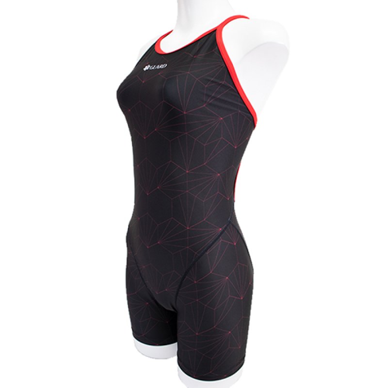 画像2: GUARD (ガード) / 女性水着_Japanese pattern (ワンピース ボックスパンツ) レディース トレーニング水着 (2)