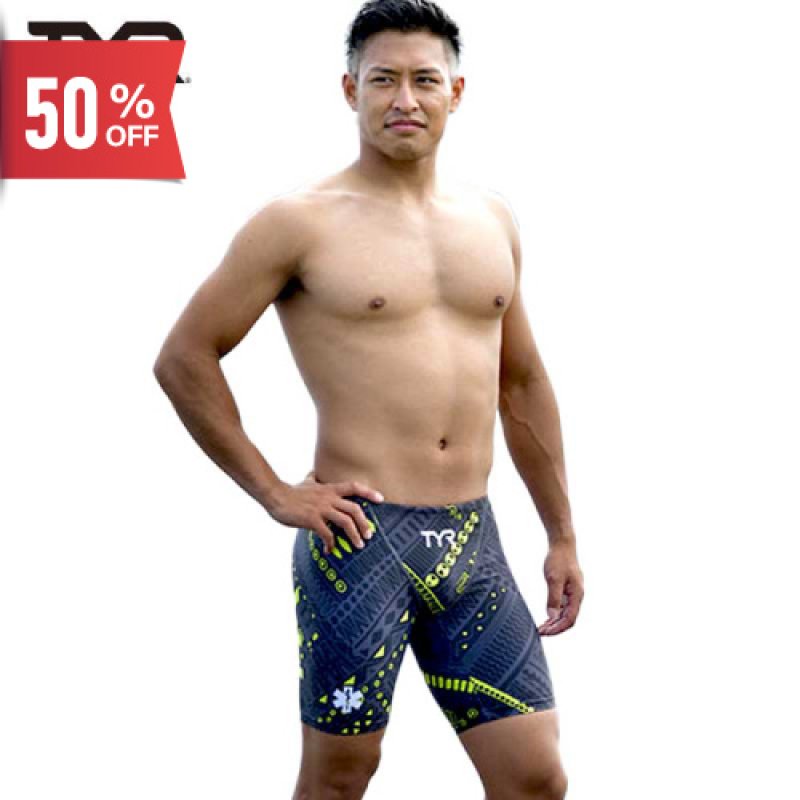 画像1: 【ネコポス対象商品】【アウトレット｜Sサイズ】TYR 水着 トレーニング用 (スペースデザイン)｜ジャマータイプ (1)