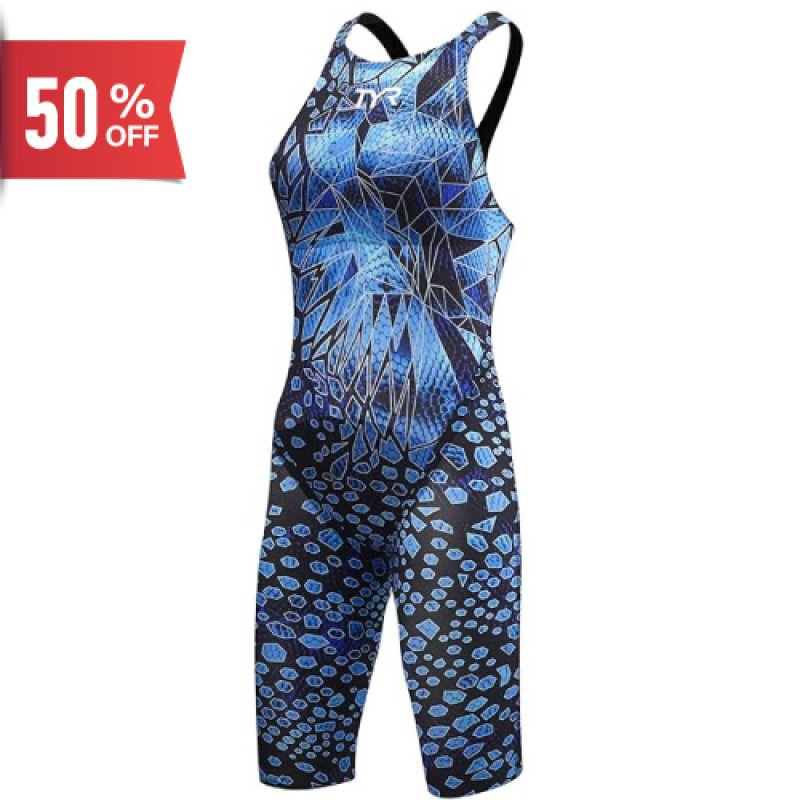 画像1: 【箱破損あり・返品・交換不可】FINA認定 TYR レディース高速水着 Avictor Venom オープンバック / M(30)サイズ (1)