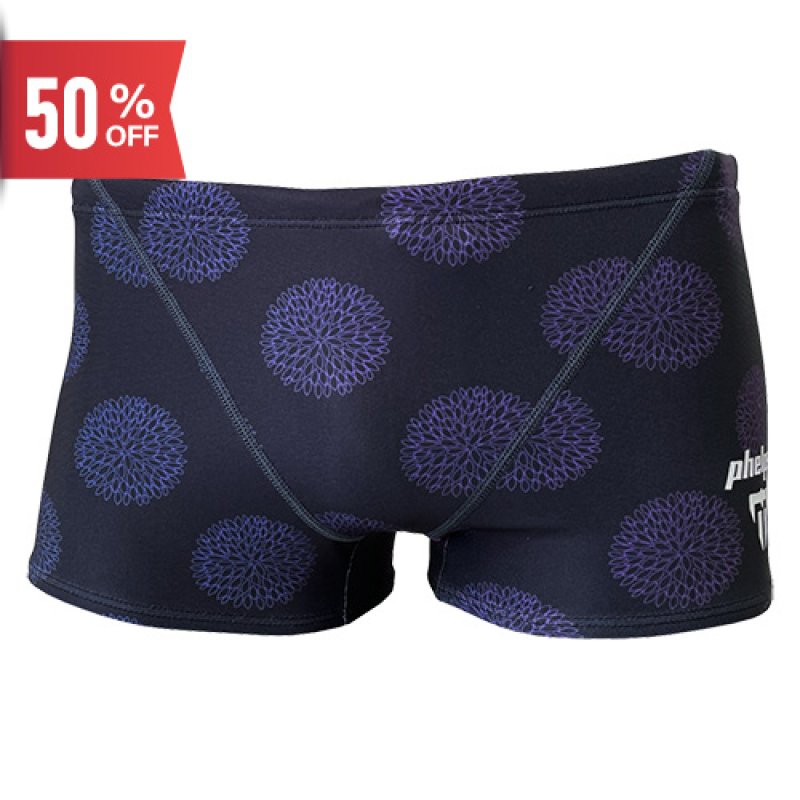 画像1: 【ネコポス対象商品】【アウトレット】Phelps スイムウェア ショートボックス / FLOWER SECOND 男性水着 (1)