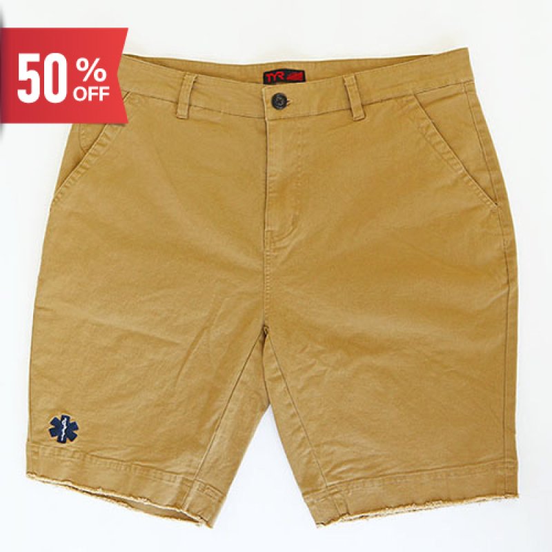 画像1: 【アウトレット】GUARD チノショートパンツ ベージュ (1)