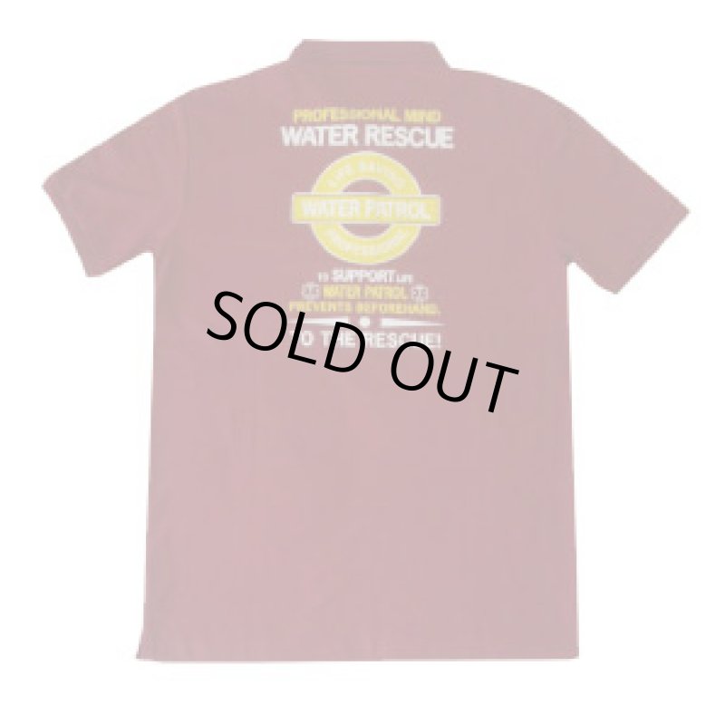 画像2: 【アウトレット】ウォーターパトロール ライフガード海に似合う１枚 吸汗速乾 消臭 UVカット 抗菌 ドライポロシャツ (2)