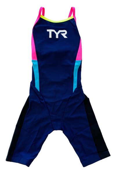 画像1: TYR ジュニア女子水着 ワンピーススパッツ JUNIOR GILR'S  FLEXBACK SHORT JOHN (1)