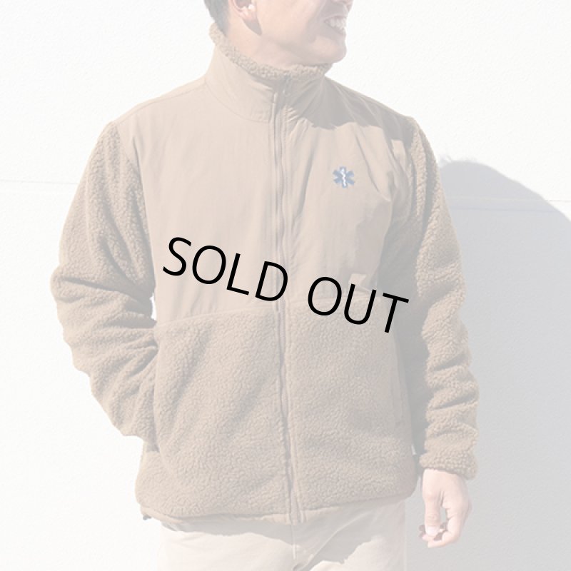 画像4: シープボア フリース スタンドジャケット（裏地付）  FJKT-282 (4)