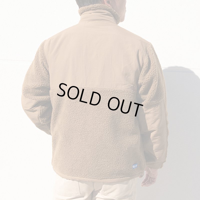 画像5: シープボア フリース スタンドジャケット（裏地付）  FJKT-282 (5)