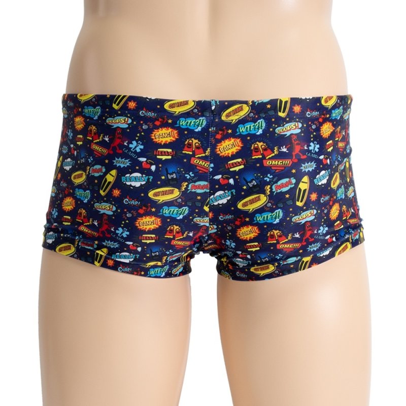 画像3: GUARD (ガード) / ライフセーバーイラスト水着(ボクサー) 男性水着 (3)