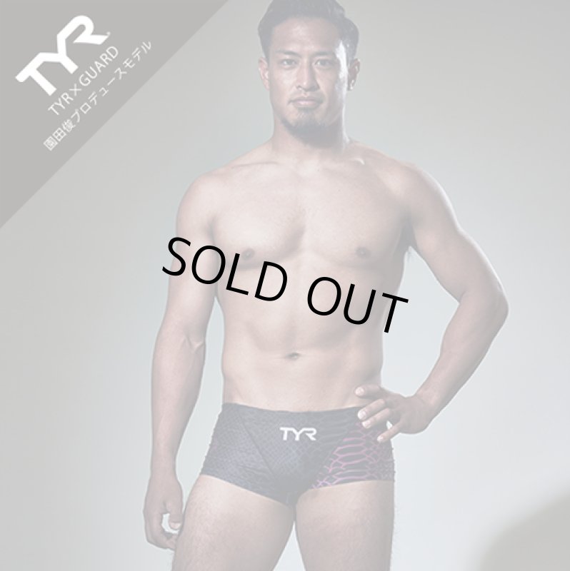 画像1: 【アウトレット】【Sサイズのみ】TYR メンズ練習用競泳水着 園田モデル パイソン｜高伸縮＆GUARD限定デザイン ボックス型 (1)