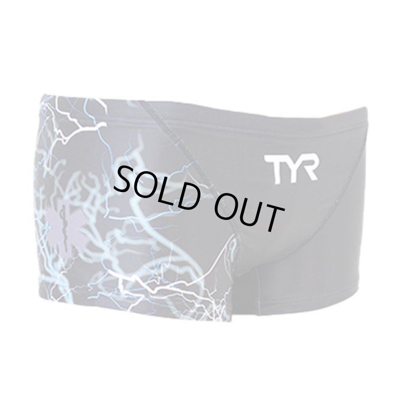 画像2: 【ネコポス対象商品】【アウトレット｜Sサイズ】男性水着 GUARD×TYR  サンダー 雷 デザイン【メンズ　ボクサー】 (2)