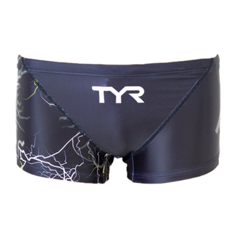 画像7: 【アウトレット|Sサイズ】男性水着 GUARD×TYR  サンダー 雷 デザイン【メンズ ボクサー】 (7)