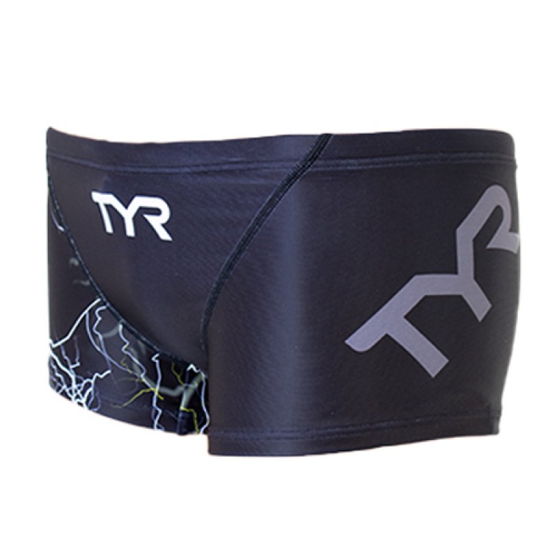 画像9: 【アウトレット|Sサイズ】男性水着 GUARD×TYR  サンダー 雷 デザイン【メンズ ボクサー】 (9)