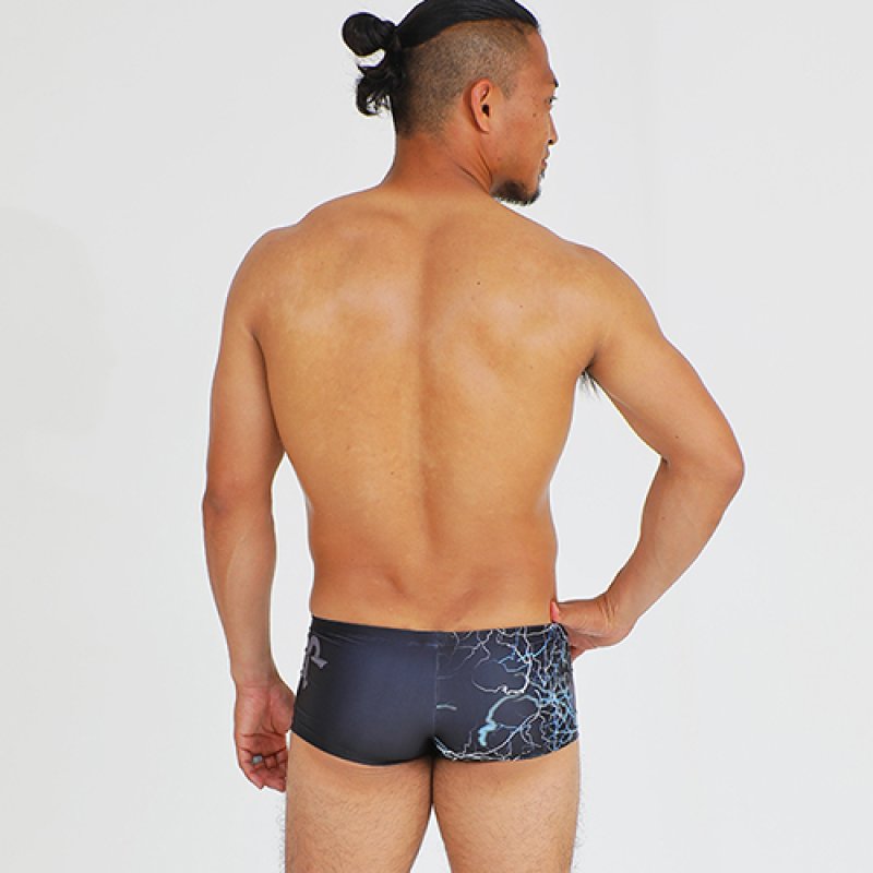 画像6: 【アウトレット|Sサイズ】男性水着 GUARD×TYR  サンダー 雷 デザイン【メンズ ボクサー】 (6)