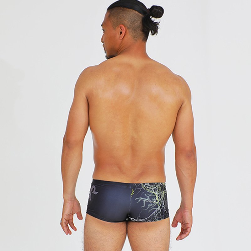 画像12: 【アウトレット|Sサイズ】男性水着 GUARD×TYR  サンダー 雷 デザイン【メンズ ボクサー】 (12)