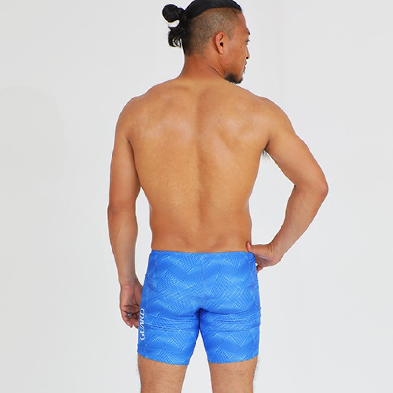 画像6: 【アウトレット｜ブルーSサイズ】男性水着 GUARD×TYR ダイアゴナル デザイン【メンズ　ジャマー】 (6)