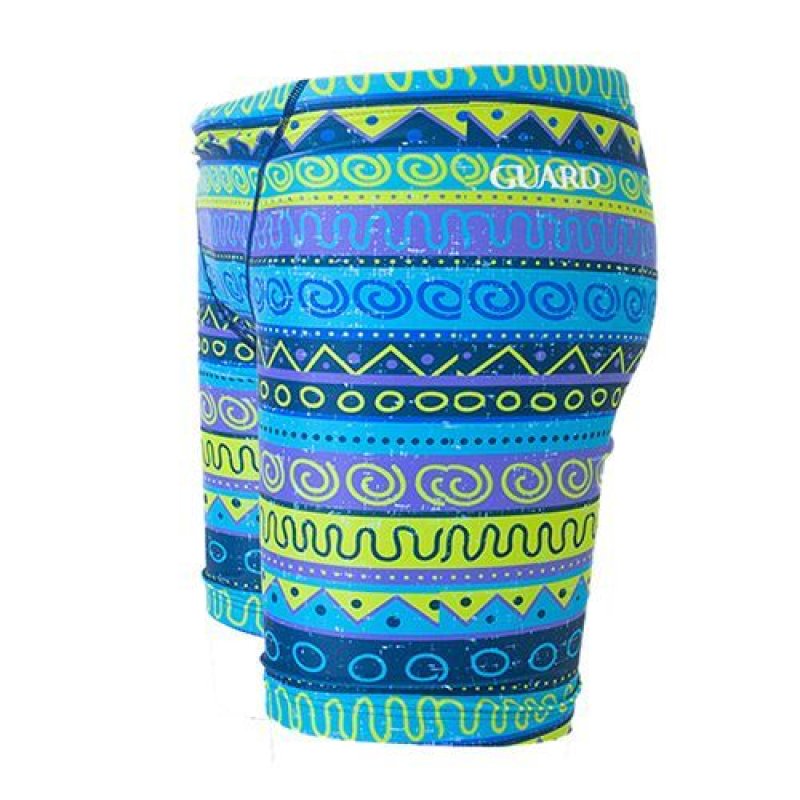 画像8: TYR メンズ練習用競泳水着 デコレーションボーダーデザイン｜GUARD限定デザイン ジャマータイプ (8)