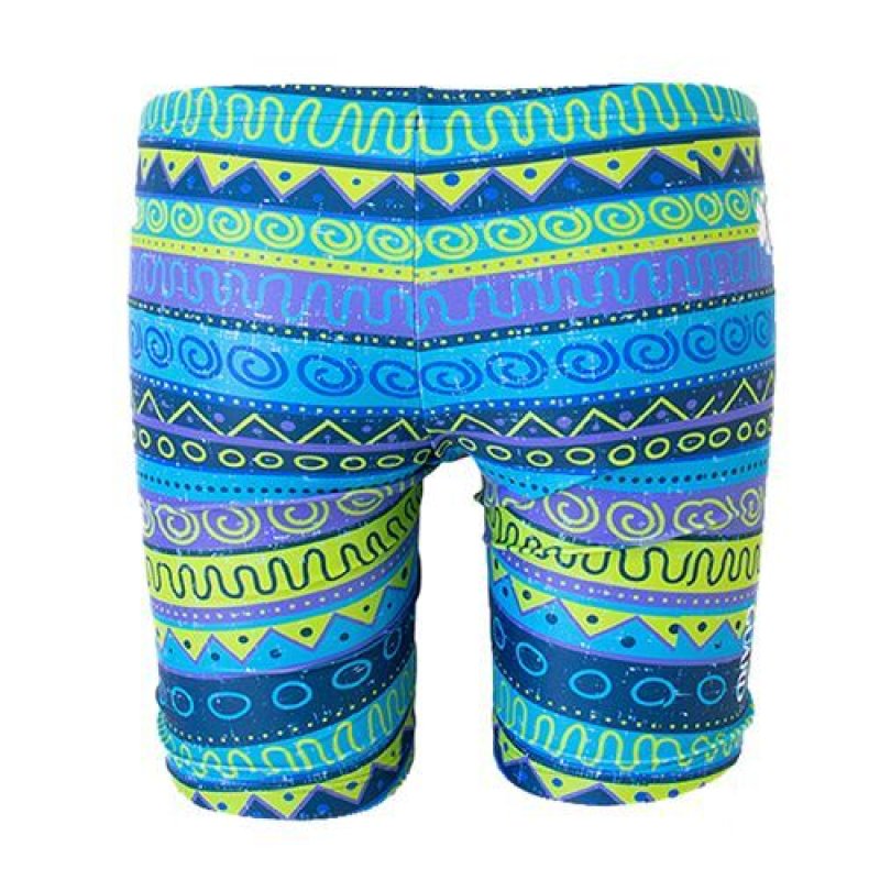 画像9: TYR メンズ練習用競泳水着 デコレーションボーダーデザイン｜GUARD限定デザイン ジャマータイプ (9)