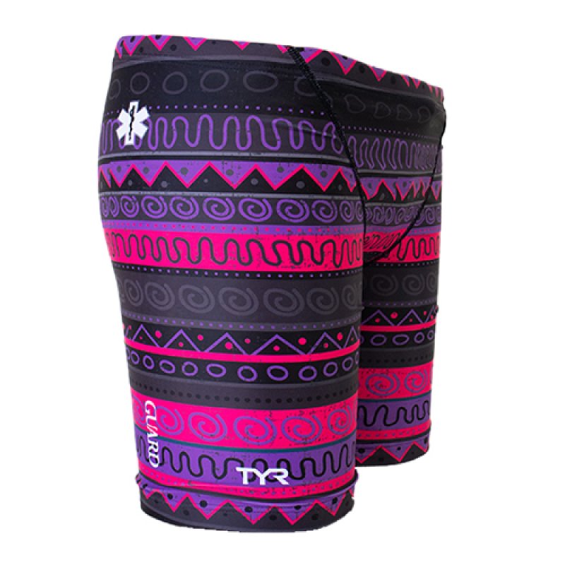 画像5: TYR メンズ練習用競泳水着 デコレーションボーダーデザイン｜GUARD限定デザイン ジャマータイプ (5)