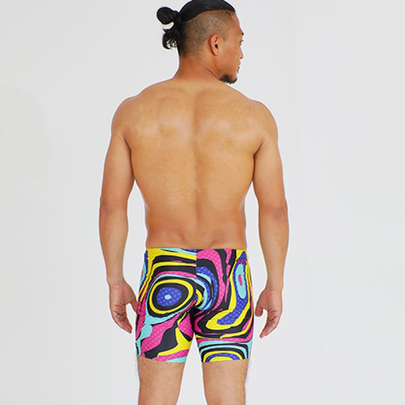 画像7: 【アウトレット】TYR メンズ練習用競泳水着 園田モデル スパイラル｜GUARD限定デザイン ジャマータイプ (7)