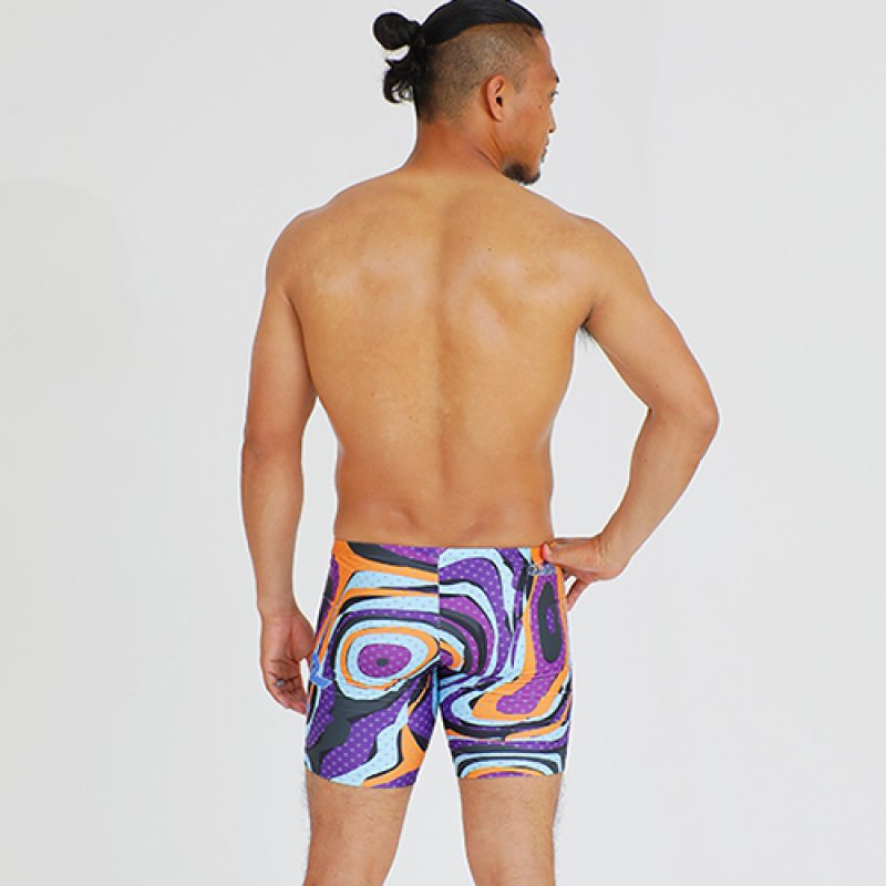 画像13: 【アウトレット】TYR メンズ練習用競泳水着 園田モデル スパイラル｜GUARD限定デザイン ジャマータイプ (13)